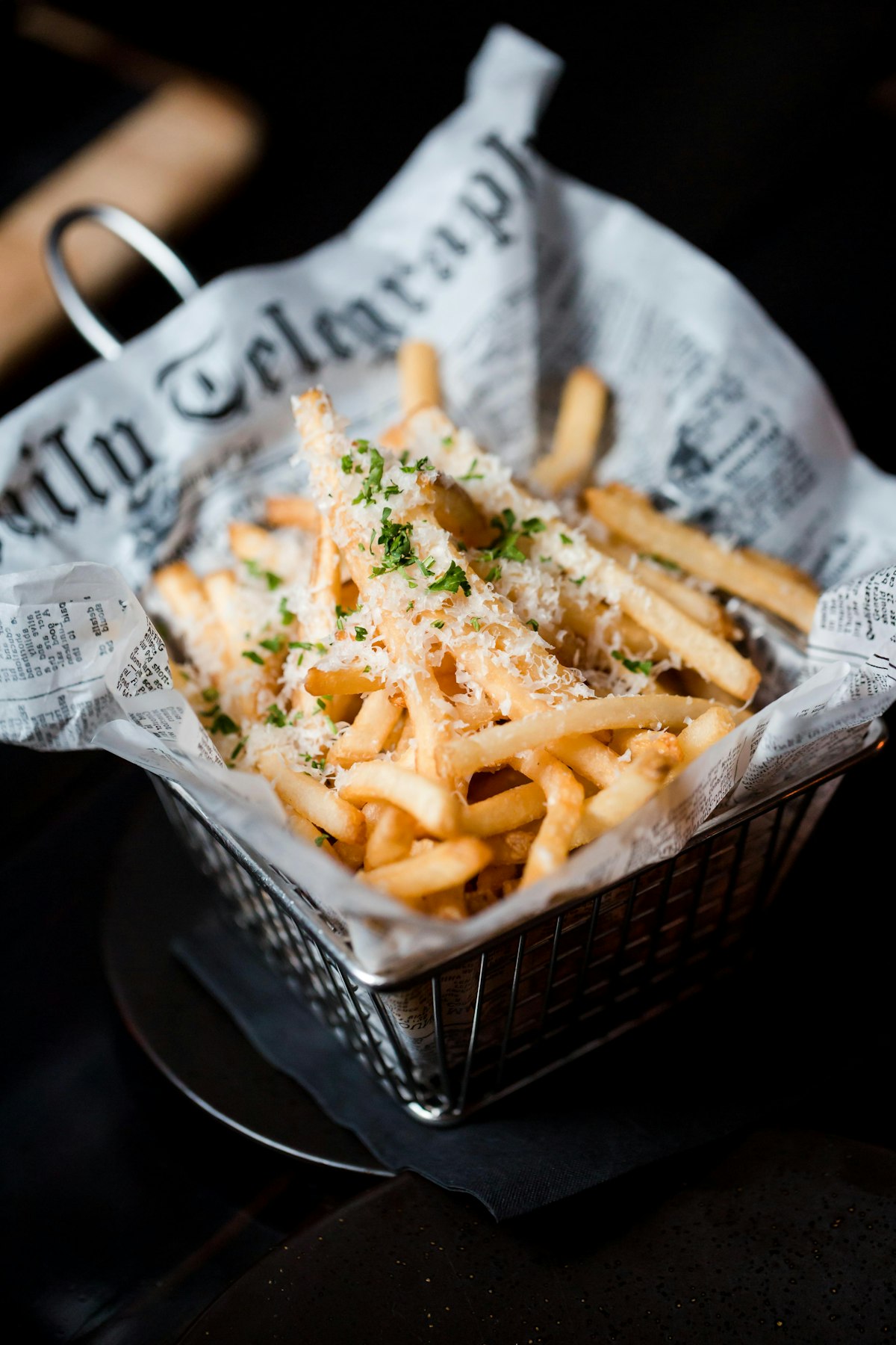 Goldgelbe Pommes